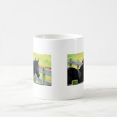 雄鶏と雌馬 コーヒーマグカップ (中央)