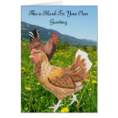 雄鶏と雌鶏 (正面)