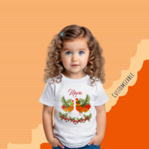 雄鶏と雌鶏 ベビーTシャツ