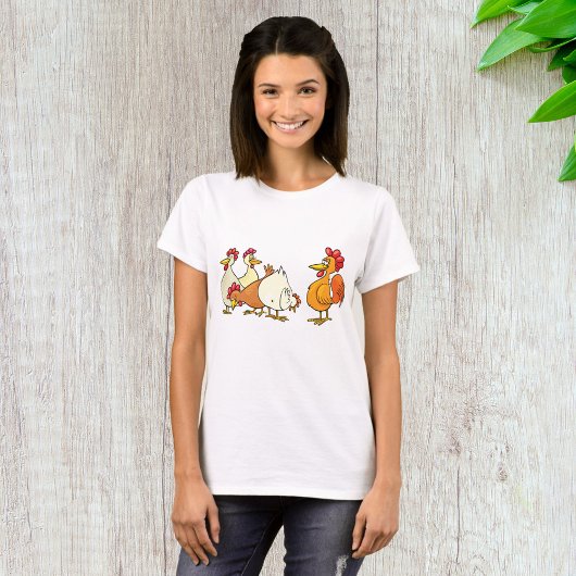 雄鶏と雌鶏 Tシャツ