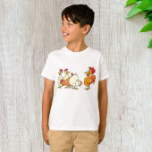 雄鶏と雌鶏 Tシャツ