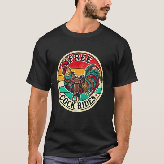 雄鶏に乗れ Tシャツ (正面)