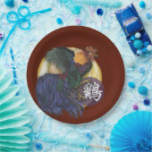 雄鶏の年 ペーパープレート (パーティー)