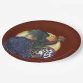 雄鶏の年 ペーパープレート (アングル)