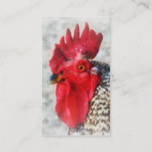 雄鶏の肖像 名刺 (裏面)