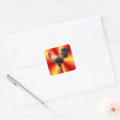 雄鶏フラッシュ スクエアシール (封筒)