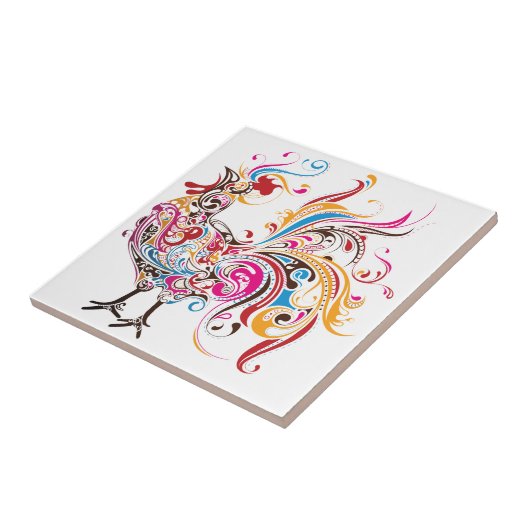 雄鶏 タイル (側面)