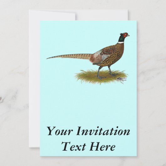 雄鶏 招待状 (正面)