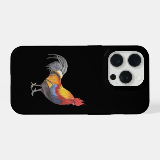 雄鶏 iPhoneケース (裏面横)