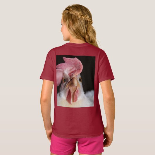 雄鶏 Tシャツ (裏面フル)