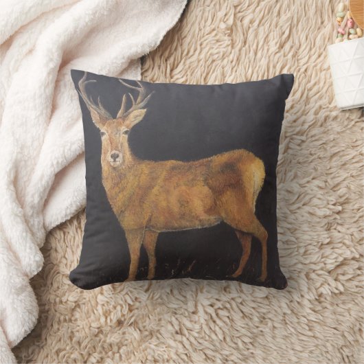 雄鹿の枕 クッション (ブランケット)