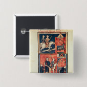 雄鹿の狩りおよび王 缶バッジ (正面&裏面)