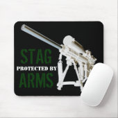 雄鹿の腕によって保護されるAR15マウスパッド マウスパッド (マウス)
