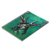 雄鹿の頭部 ノートブック (左側)