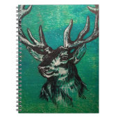 雄鹿の頭部 ノートブック (正面)