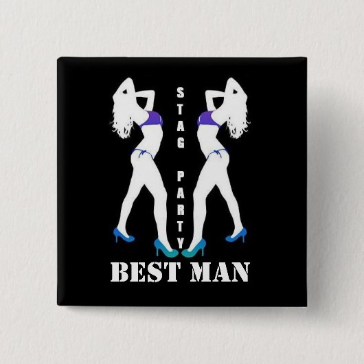 雄鹿パーティーのバッジ 缶バッジ (正面)