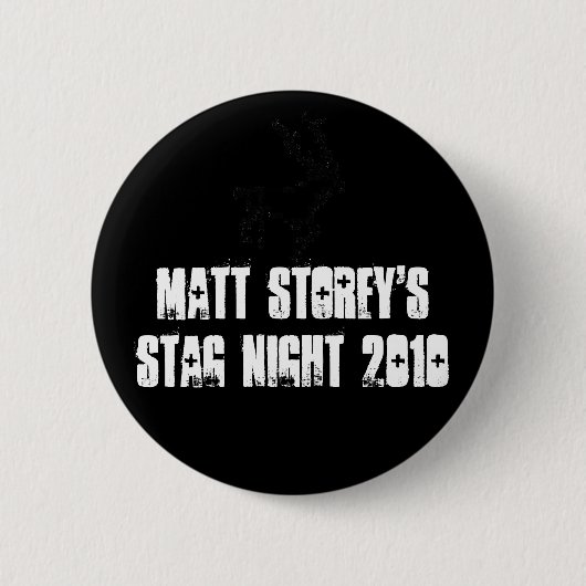 雄鹿夜バッジ 缶バッジ (正面)