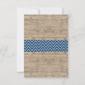 雄鹿素朴なカード木チョークありがとう サンキューカード (裏面)