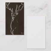 雄鹿 名刺 (正面/裏面)