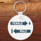 雄（雌） キーホルダー (正面)