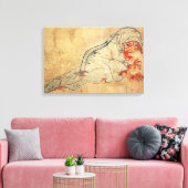 雅合瀬日本の – 江戸時代の美術 キャンバスプリント (インサイチュ (リビング))