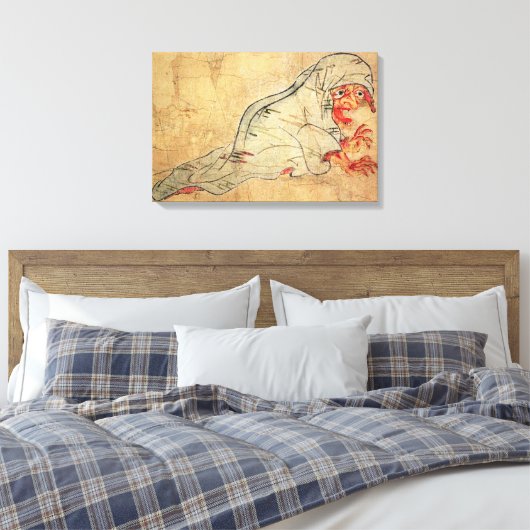 雅合瀬日本の – 江戸時代の美術 キャンバスプリント (インサイチュ (寝室))