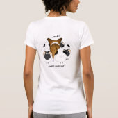 集まっている滑らかなコリー- Iの群れのワイシャツ Tシャツ (裏面)