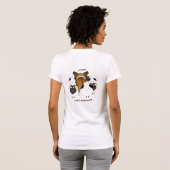 集まっている滑らかなコリー- Iの群れのワイシャツ Tシャツ (裏面フル)