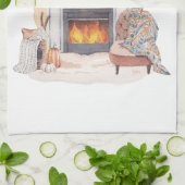 集まって感謝の気持ちを持つ親睦なる集まり キッチンタオル (折り畳み)