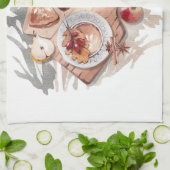 集まって感謝の気持ちを込めて集まる キッチンタオル (折り畳み)