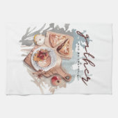 集まって感謝の気持ちを込めて集まる キッチンタオル (横)