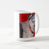 集まって犬はマイルのために行きます コーヒーマグカップ (正面右)