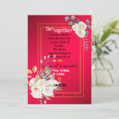 集まりのご案内 招待状 (スタンド正面)