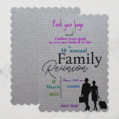 集まりのご案内 招待状 (正面/裏面)