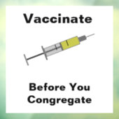 集まる前に予防接種を行う ウィンドウサイン (シート3)