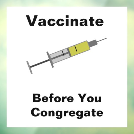 集まる前に予防接種を行う ウィンドウサイン (シート3)