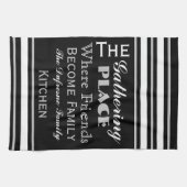 「集まる場所」キッチパーソナライズされたンタオル キッチンタオル (横)