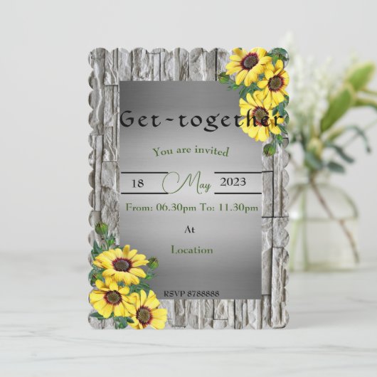 集まる招待状 招待状 (スタンド正面)