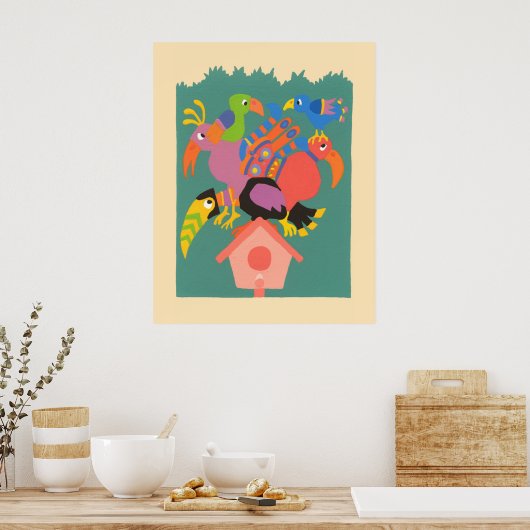 集まる ポスター (キッチン)