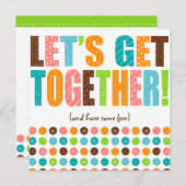 集まろう！ 招待状 (正面/裏面)