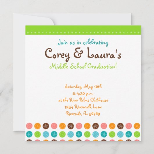 集まろう！ 招待状 (裏面)