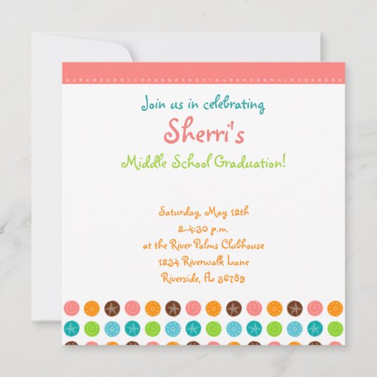 集まろう! 招待状 (裏面)