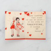 集まろう! 私のバレンタインのヴィンテージカードがあって下さい シーズンカード (内部)