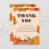 「集めて与え感謝してい：感謝祭に参加しよう サンキューカード (正面/裏面)