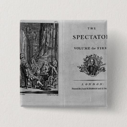 集められるの最初容積のとびら 缶バッジ (正面)