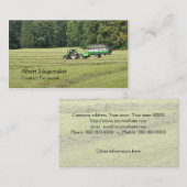 集められるサイレージの列 名刺 (正面/裏面)