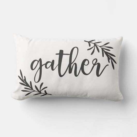 集める ランバークッション (正面)