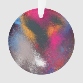 "集り-赤い"円のオーナメント オーナメント