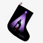 集中させる ラージクリスマスストッキング (正面 (吊り時))