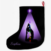 集中させる ラージクリスマスストッキング (裏面)